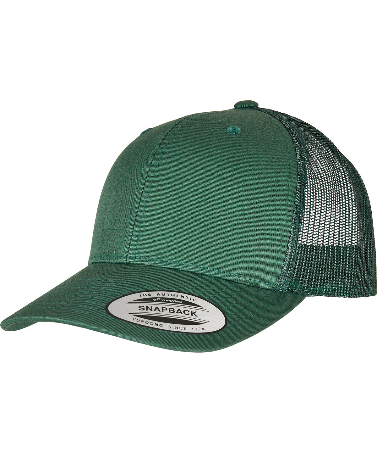 Gorra camionneur rétro (6606) | Vert Pérenne
