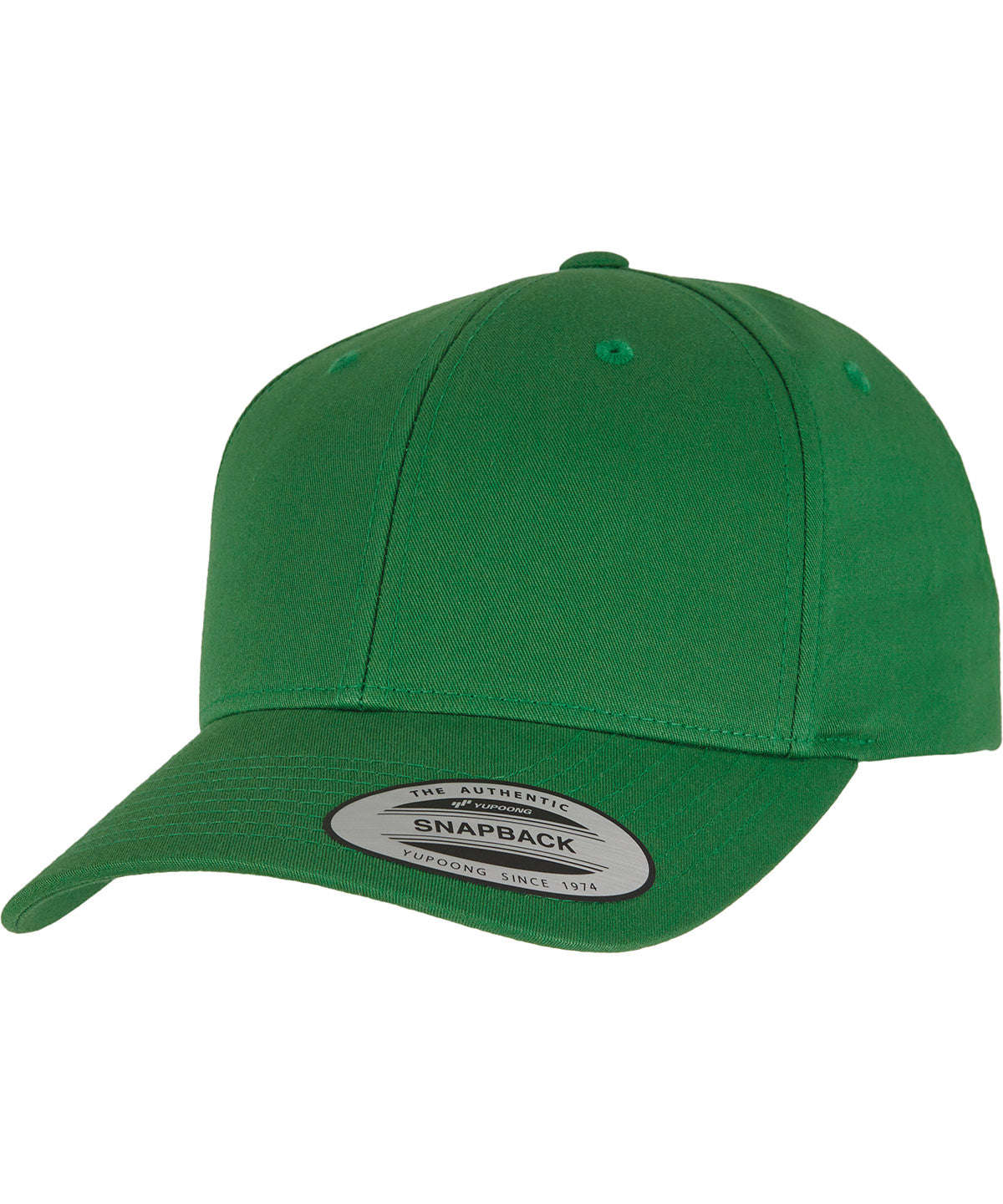 Gorra snapback clsica curvada (7706) | Verde Clsico
