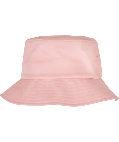 Gorra de cubo de sarga de algodn Flexfit (5003) | Rosa Pastel