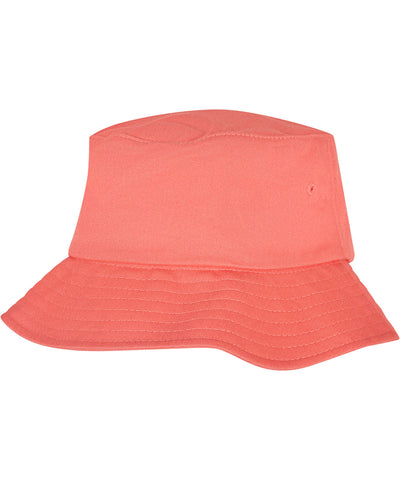 Gorra de cubo de sarga de algodn Flexfit (5003) | Coral Especiado
