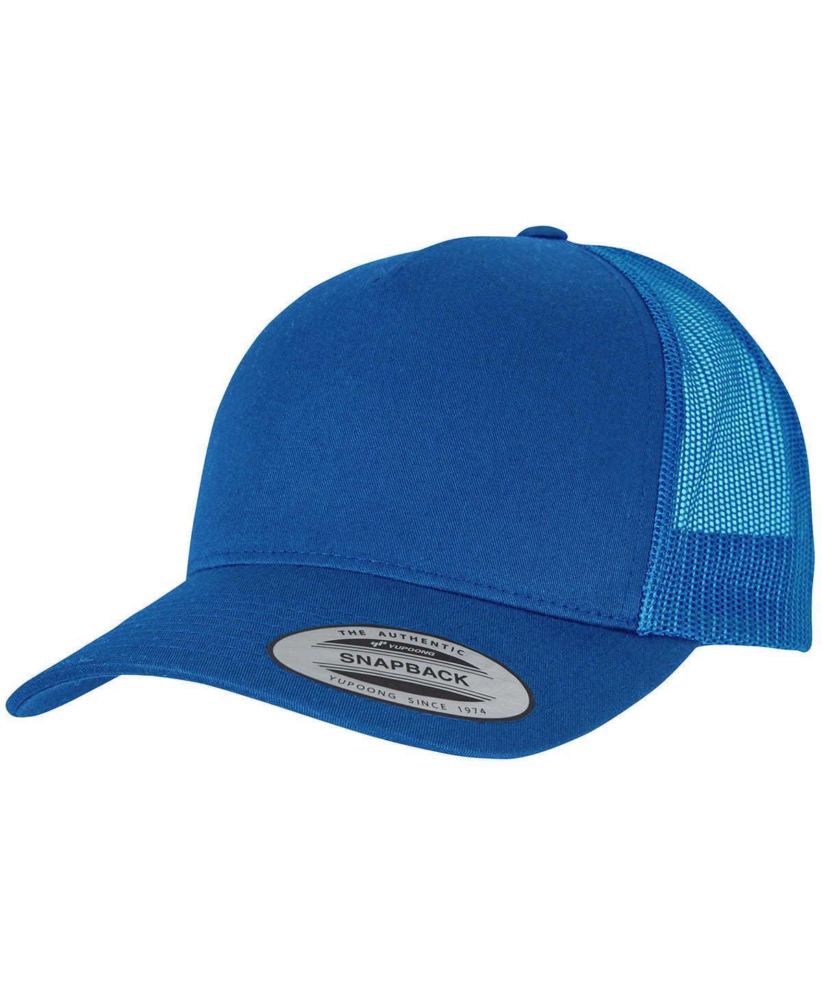 Casquette de camion rétro à 5 panneaux (6506) | Azul Cobalto Oscuro/Lobl