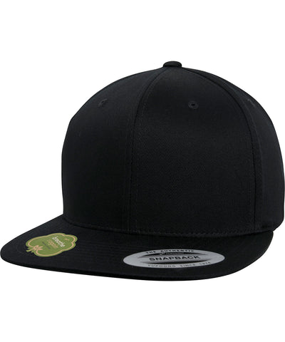 Gorra snapback de algodn orgnico (6089OC) | Negro