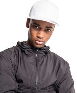 Snapback-Cap aus Bio-Baumwolle (6089OC) | Schwarz