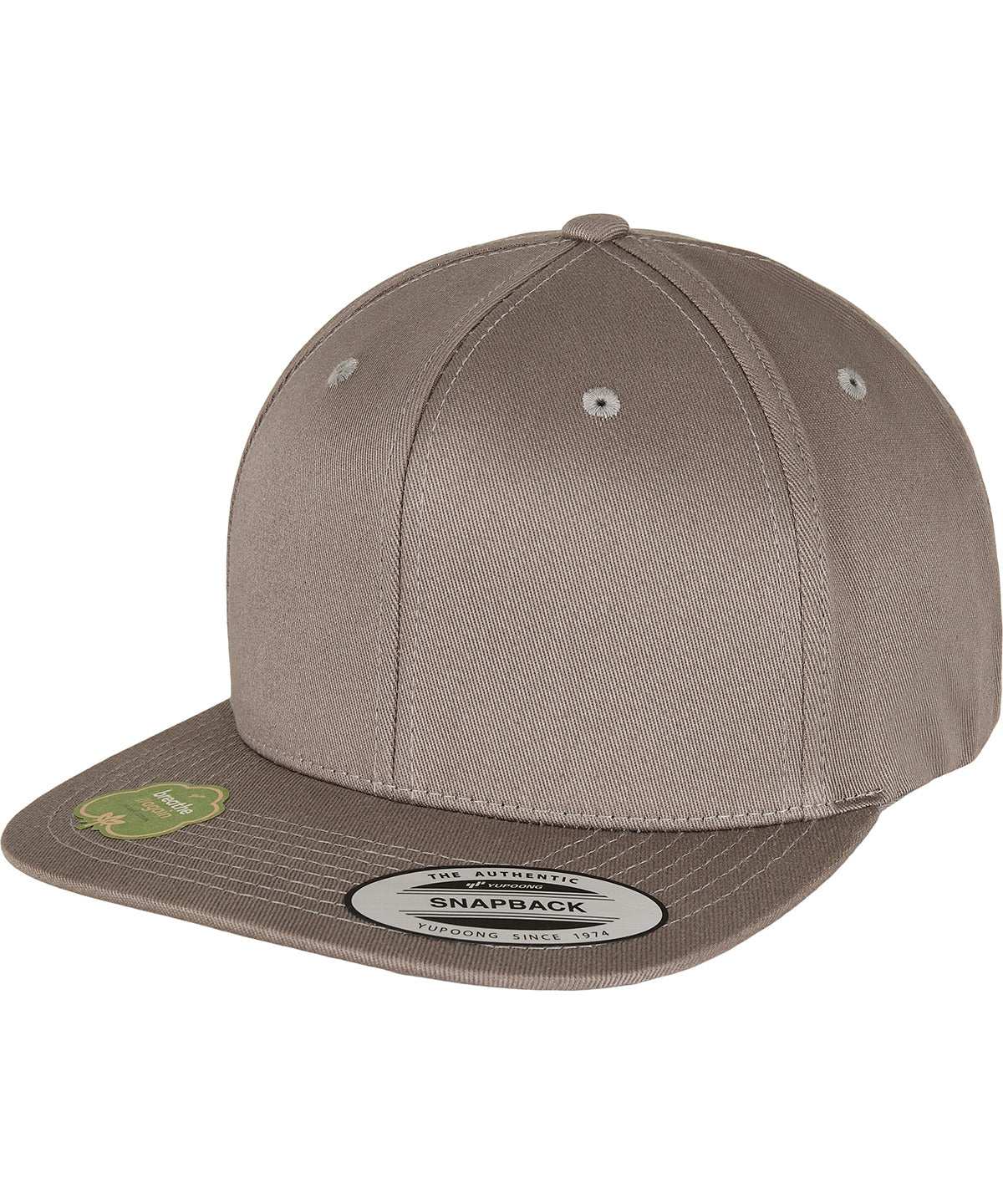 Gorra snapback de algodn orgnico (6089OC) | Gris Claro