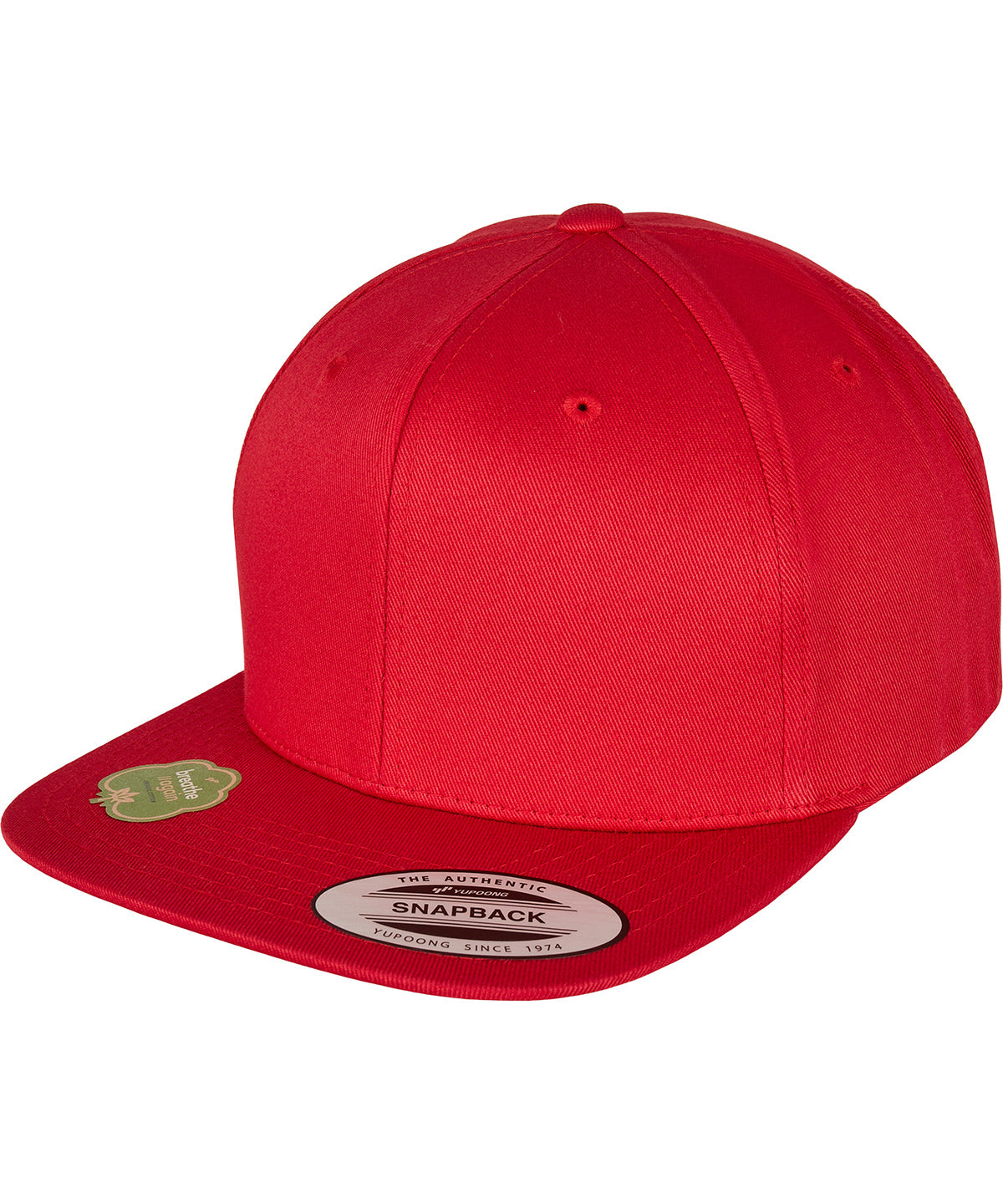 Gorra snapback de algodn orgnico (6089OC) | Rojo