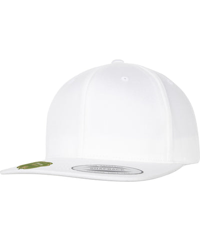Gorra snapback de algodn orgnico (6089OC) | Blanco