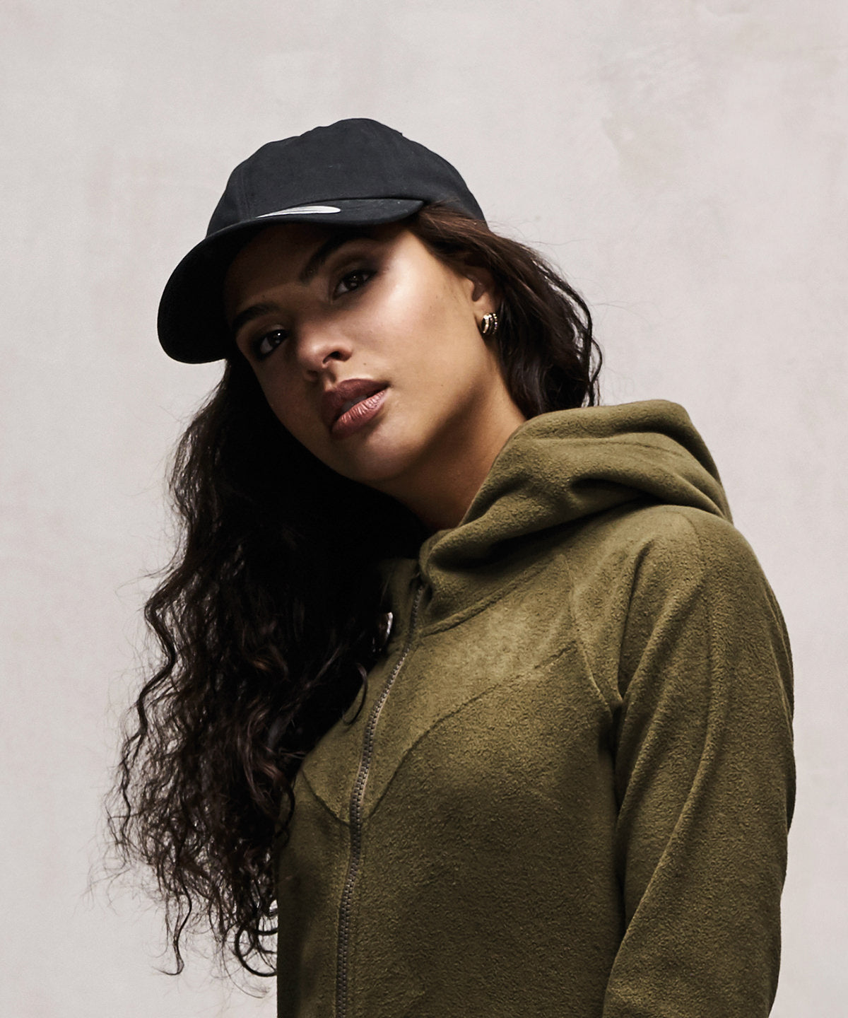 Gorra de algodn aterciopelado twill para pap (6245PT) | Granate