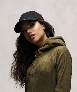 Gorra de algodn aterciopelado twill para pap (6245PT) | Negro