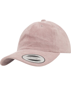 Gorra de terciopelo de perfil bajo (6245VC) | Rosa Suave