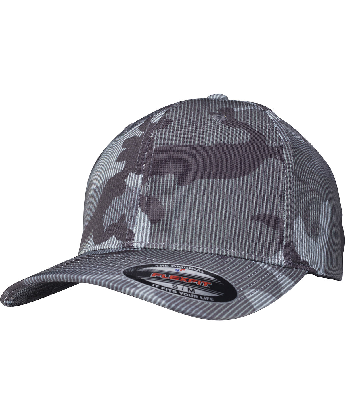 Gorra Flexfit de rayas camufladas (6277CS) | Camuflaje Oscuro