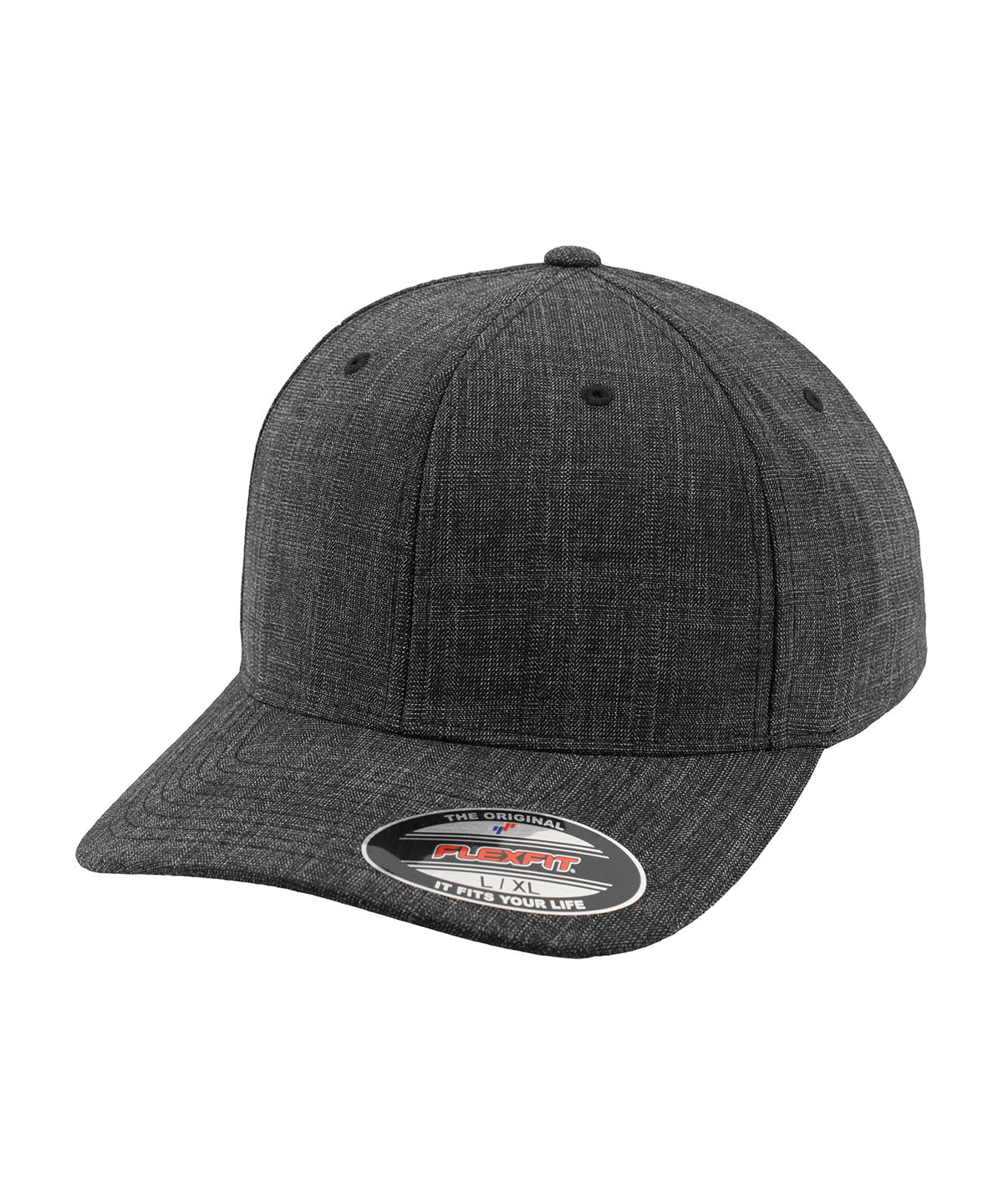 Gorra Flexfit melange fino (6277FM) | Negro