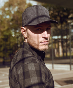 Gorra Flexfit melange fino (6277FM) | Negro