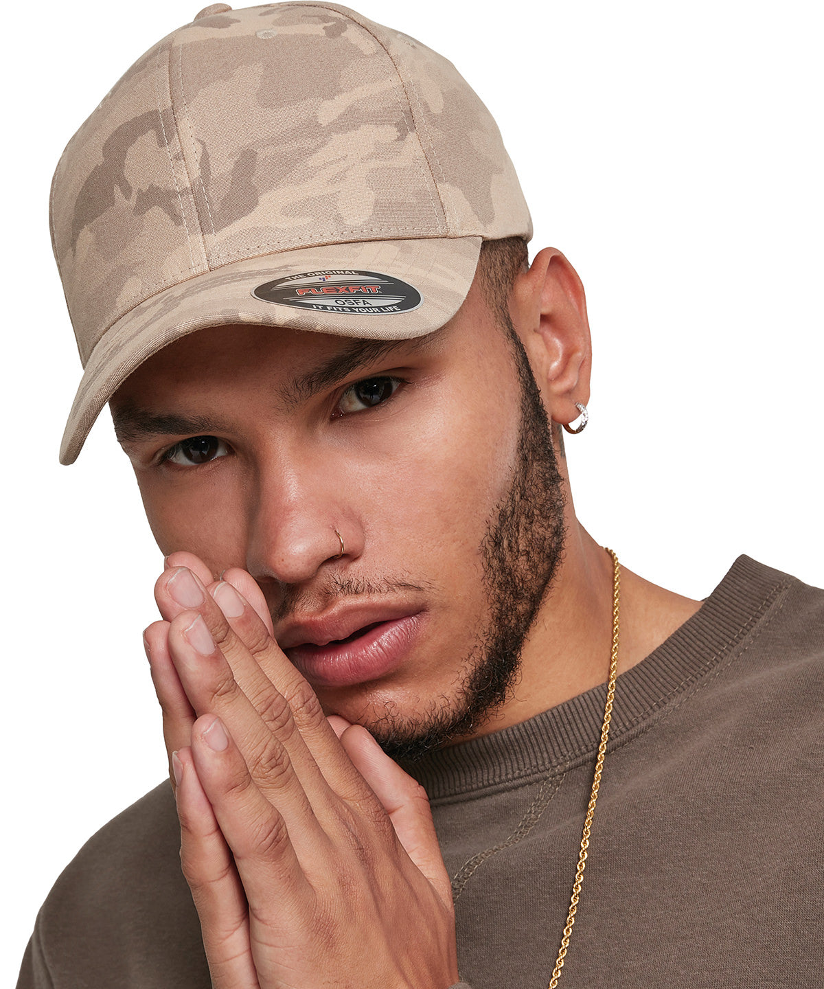 Flexfit camuflaje ligero (6277LC) | Camuflaje Beige Oscuro