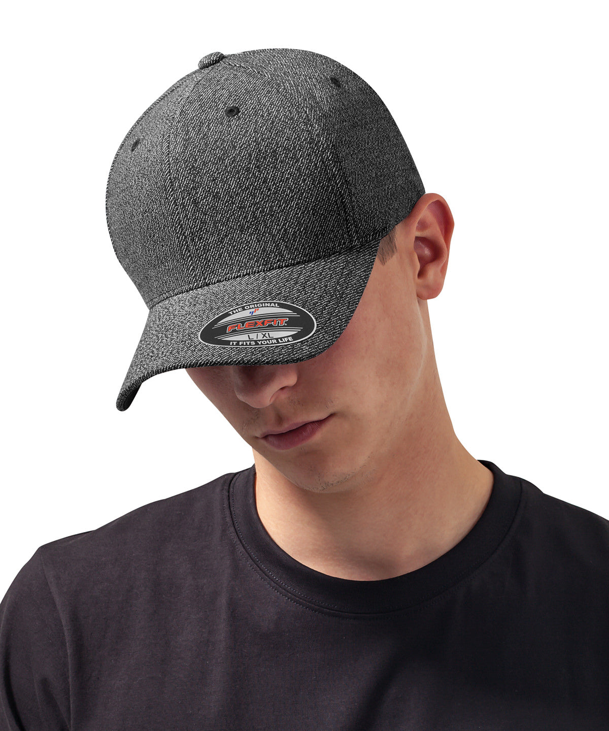 Flexfit natural melange (6277M) - Flexfit melange natural (6277M) | Negro