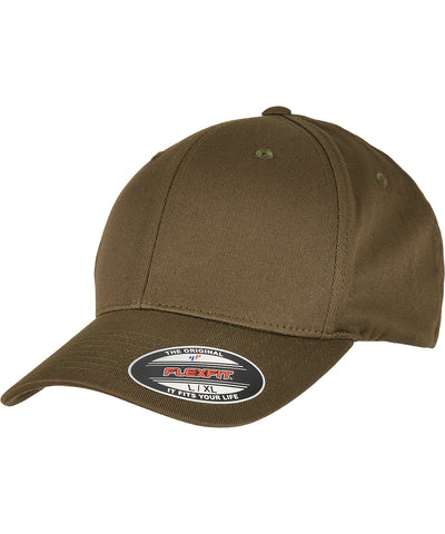 Gorra de algodn orgnico Flexfit (6277OC) | Oliva Quemado