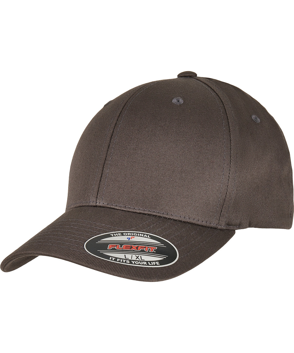Gorra de algodn orgnico Flexfit (6277OC) | Gris Oscuro