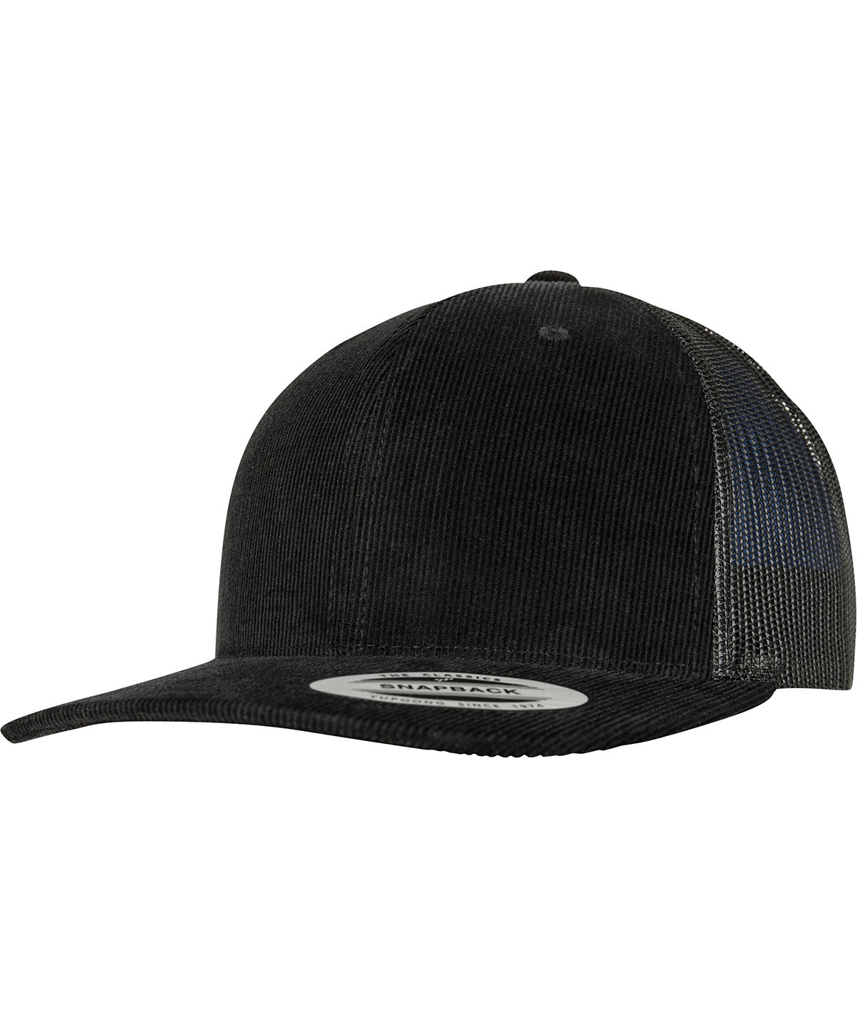 Corduroy Retro Trucker (6606CT) | Schwarz