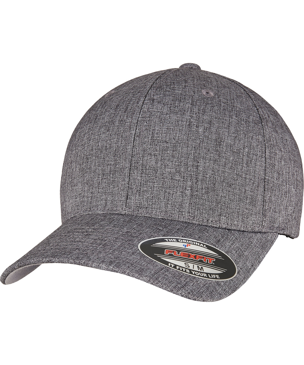 Heatherlight Flexfit Cap (6350) | Dunkelgraue Mischung