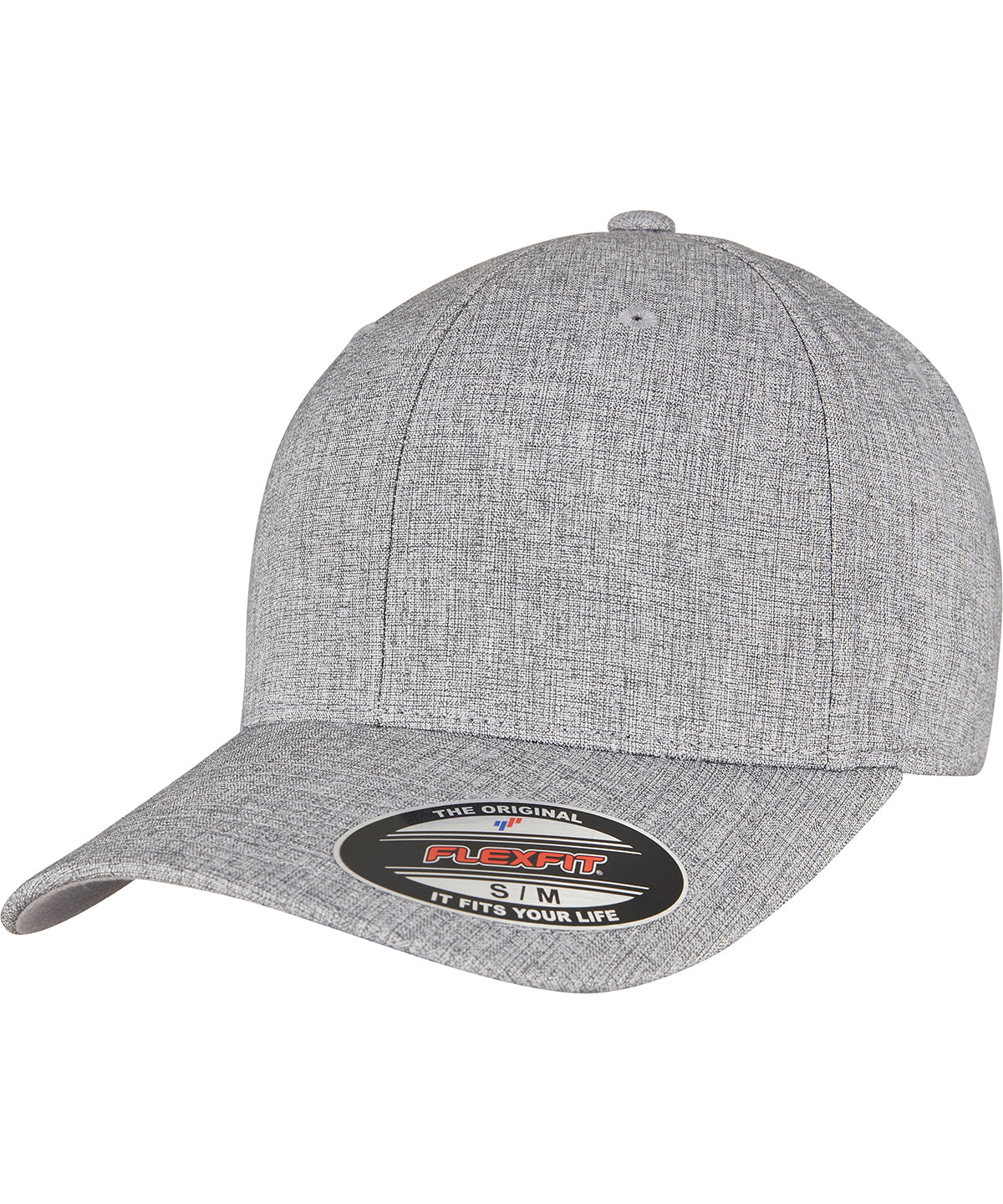 Flexfit Heatherlight Cap (6350) | Melange Grau