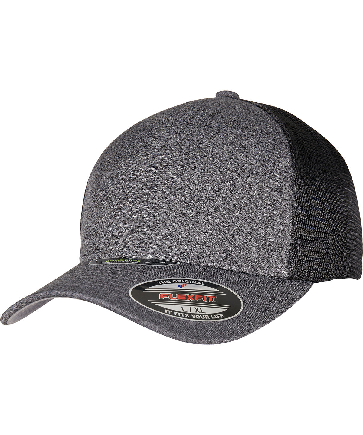Flexfit Unipanel Cap (5511UP) | Dunkelgrau/Schwarz