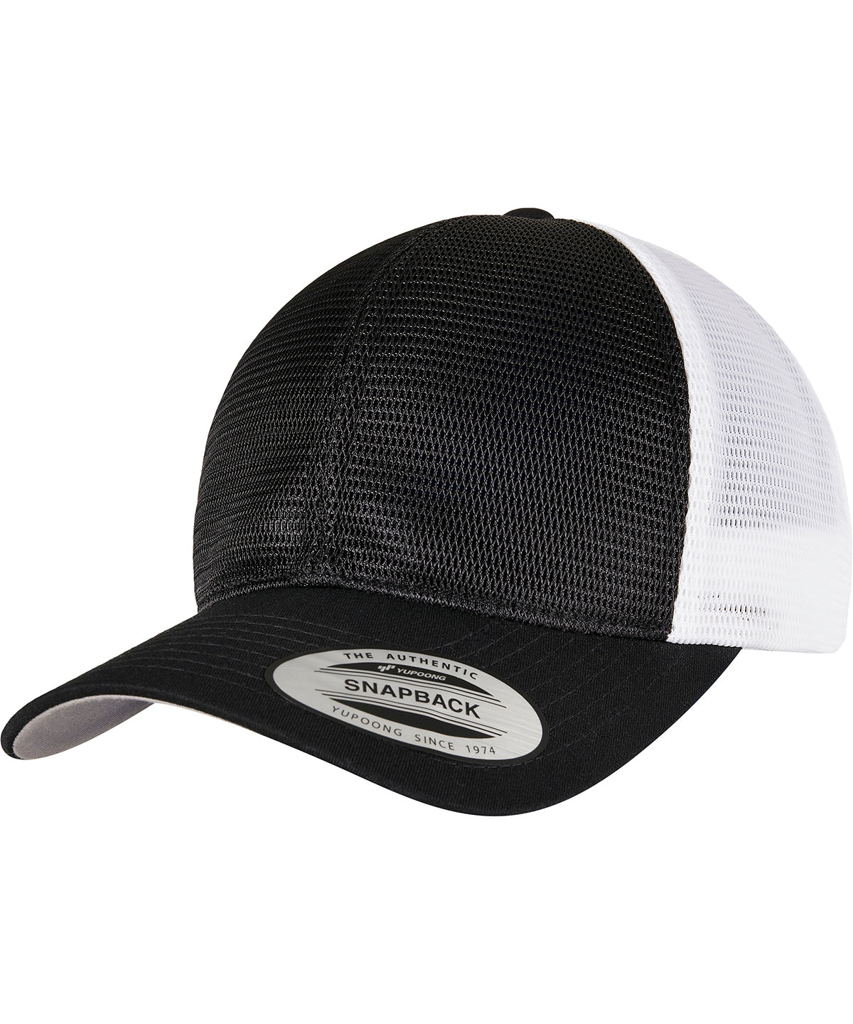 360 Omnimesh Two-Tone Cap (6360T) | Schwarz/Weiß