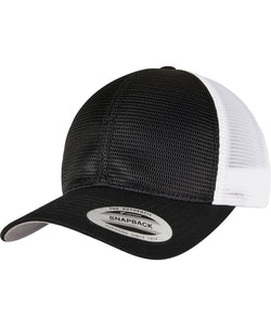 360 Omnimesh Two-Tone Cap (6360T) | Schwarz/Weiß