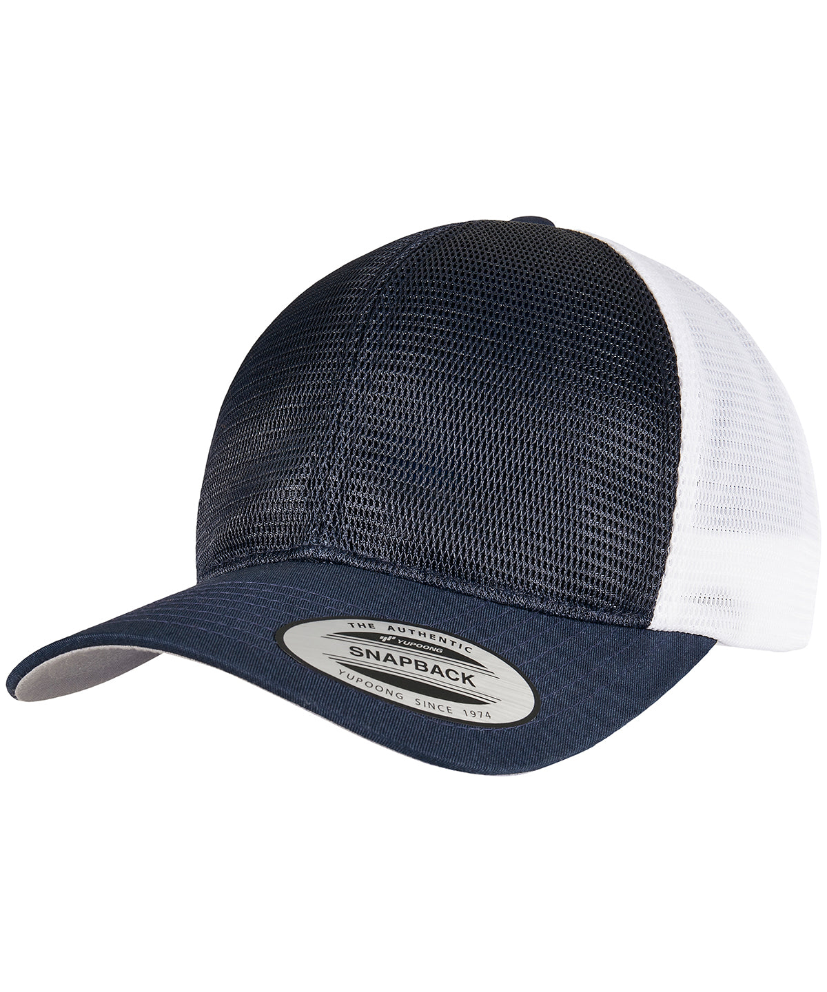 Gorra 360 omnimesh de dos tonos (6360T) | Azul Marino/Blanco