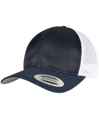 360 Omnimesh Two-Tone Cap (6360T) | Marineblau/Weiß