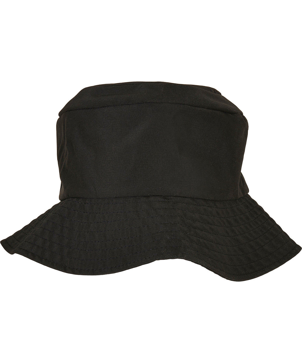 Bucket Hat mit elastischem Versteller | Schwarz