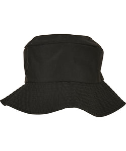 Sombrero de cubo con ajustador elstico | Negro
