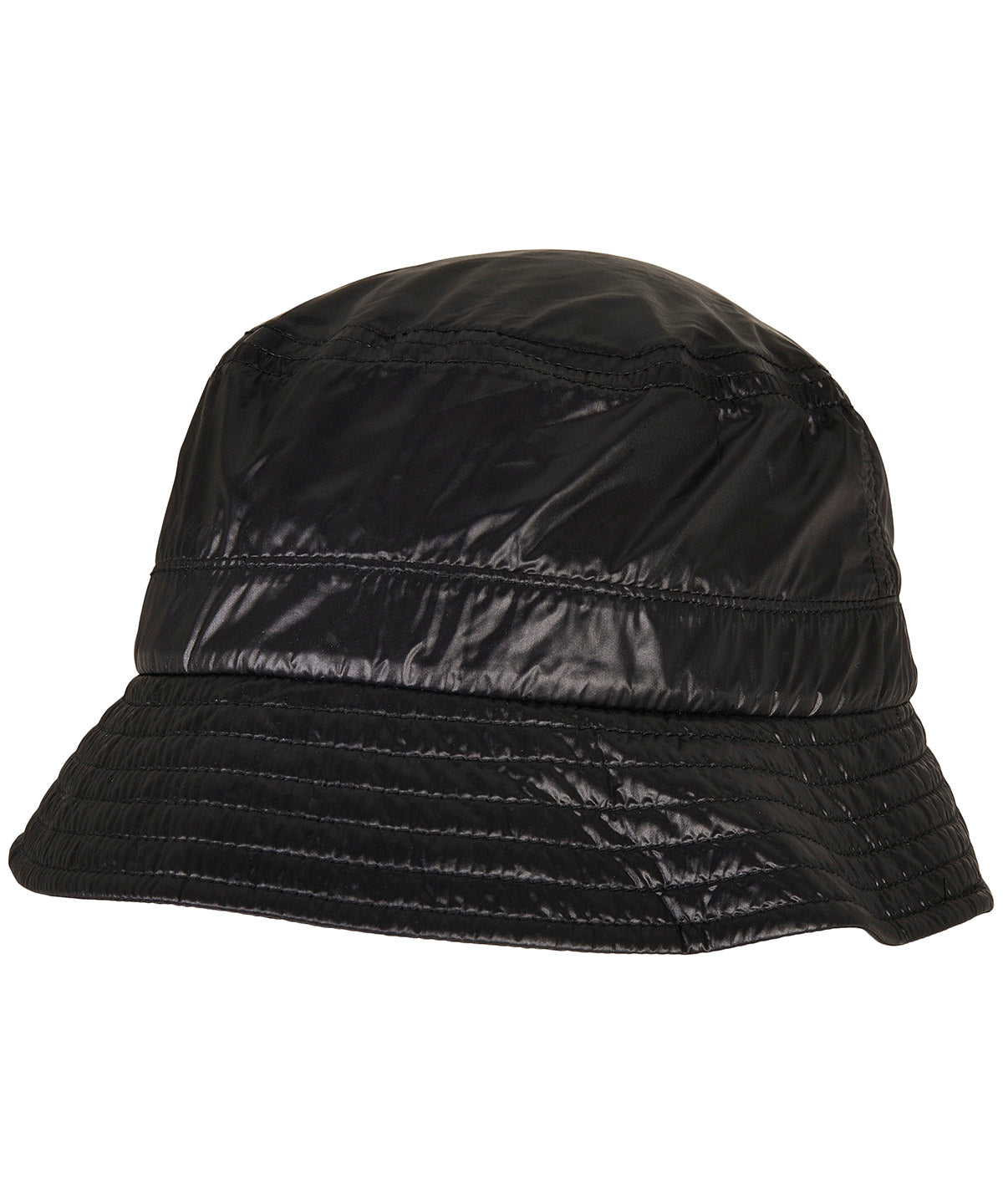 Leichter Nylon-Bucket-Hut | Schwarz