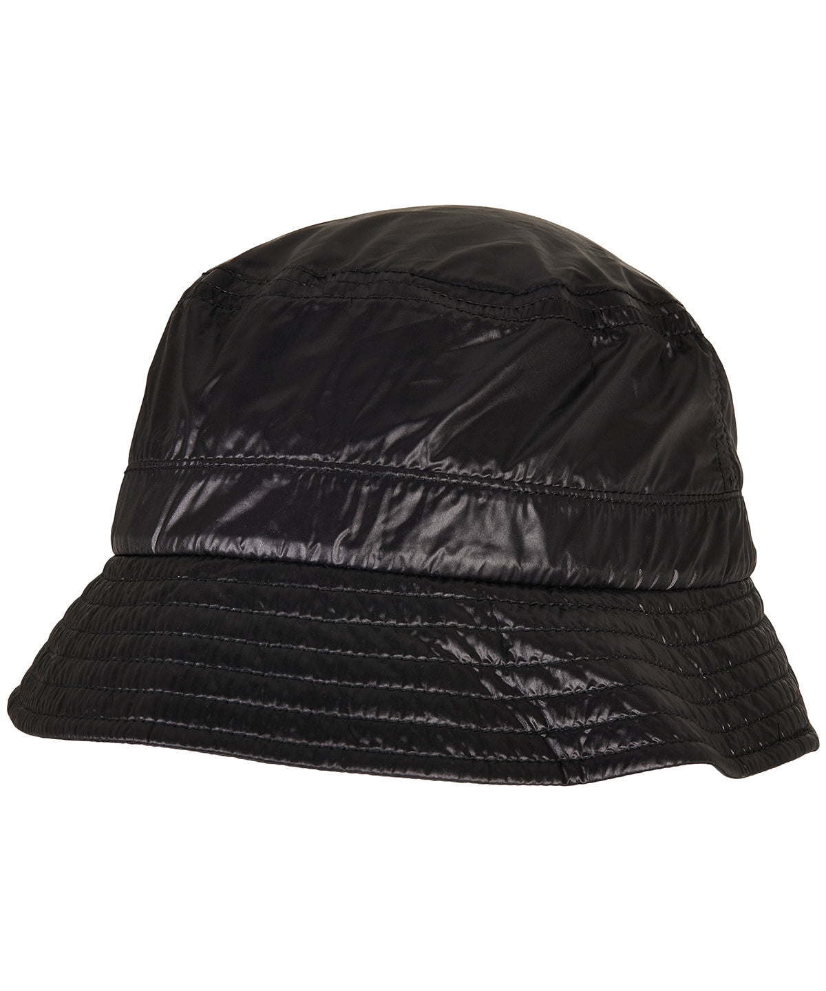 Leichter Nylon-Bucket-Hut | Schwarz