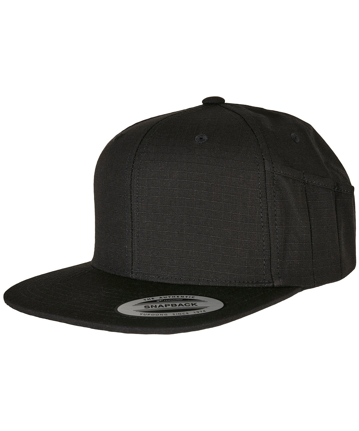 Federmäppchen Snapback Cap | Schwarz