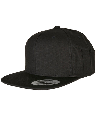 Federmäppchen Snapback Cap | Schwarz