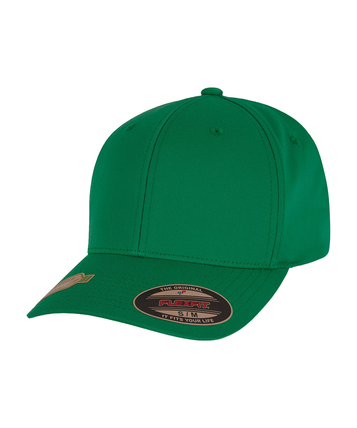 Gorra de polister reciclado Flexfit | Verde