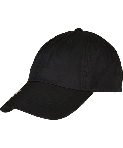 Gorra de padre de polister reciclado | Negro