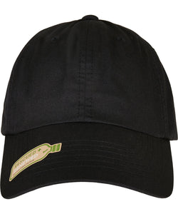 Gorra de padre de polister reciclado | Negro