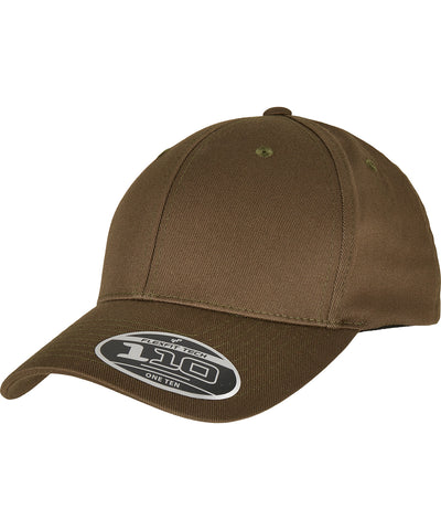 Flexfit 110 gorra snapback avec visière courbée | Vert Oliva