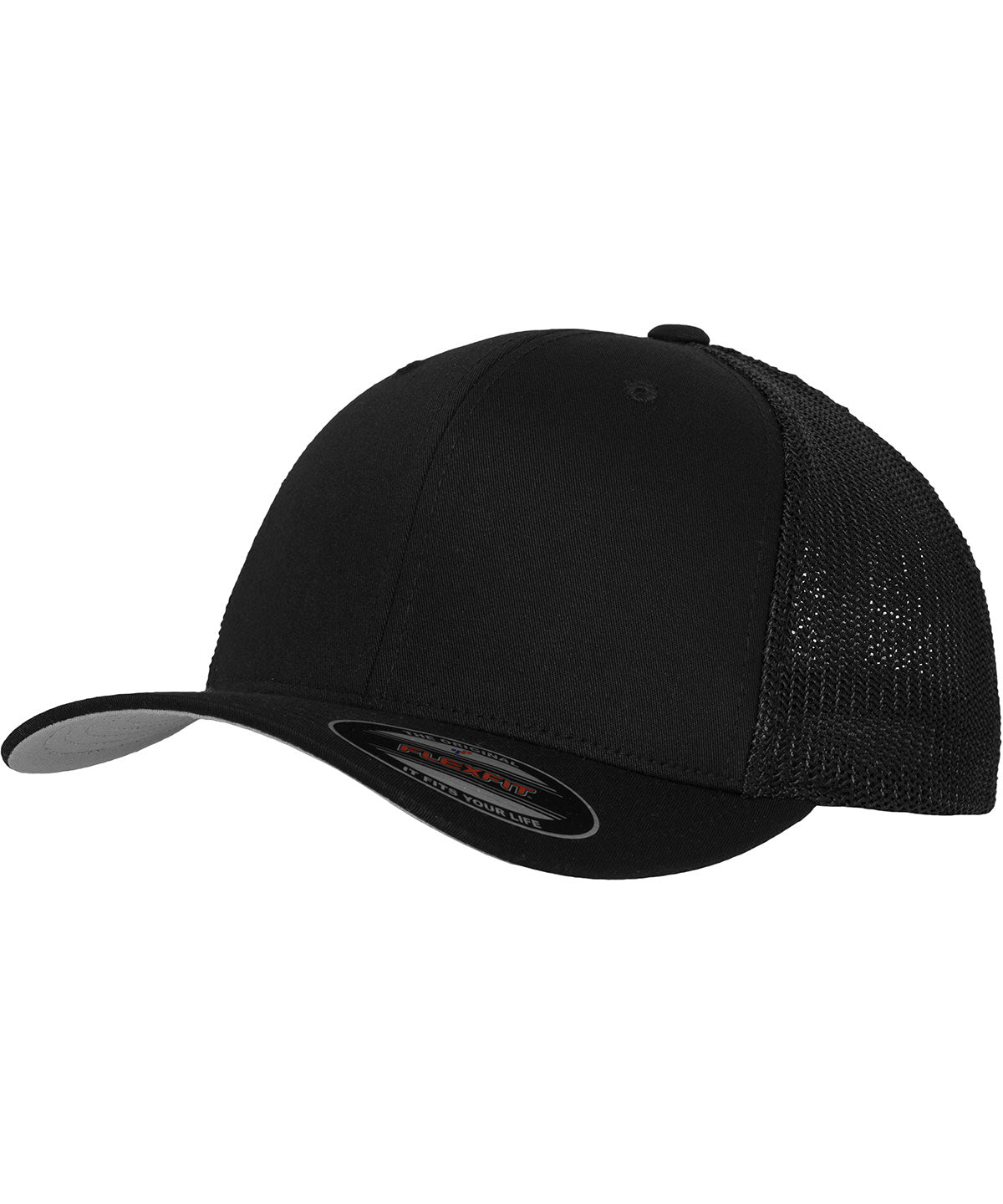 Flexfit gorra de camionero de malla | Negro