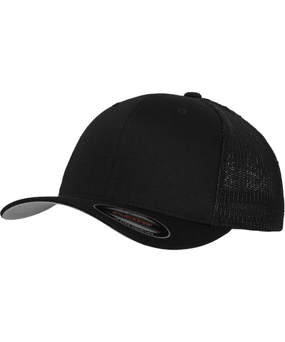 Flexfit gorra de camionero de malla | Negro