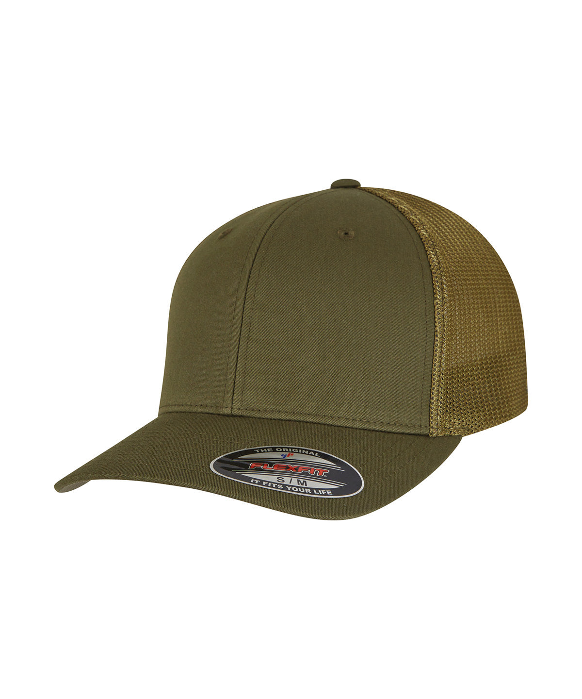 Flexfit gorra de camionero de malla | Verde Musgo