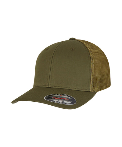 Flexfit gorra de camionero de malla | Verde Musgo