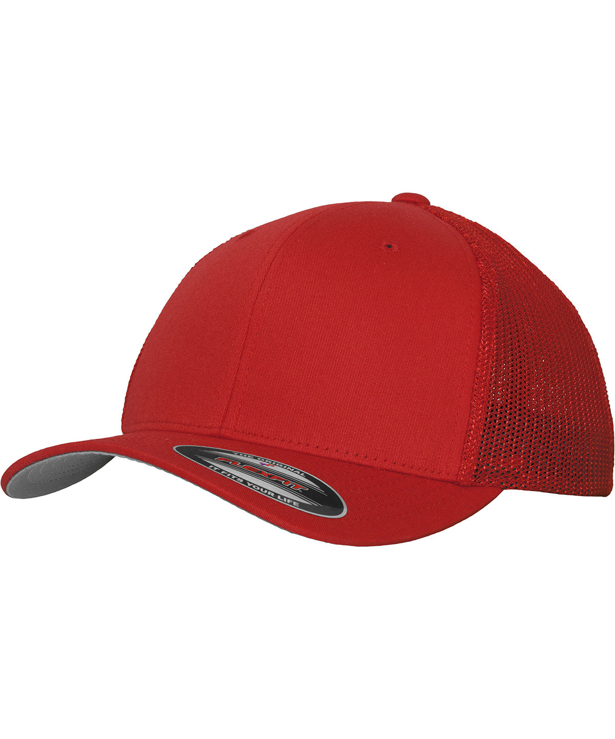 Flexfit gorra de camionero de malla | Rojo