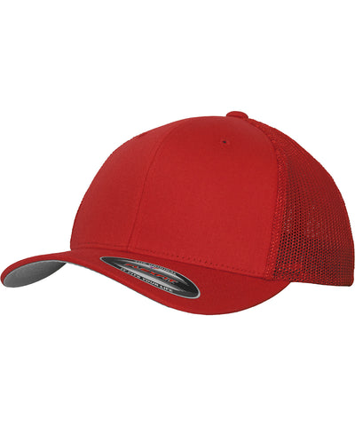 Flexfit gorra de camionero de malla | Rojo