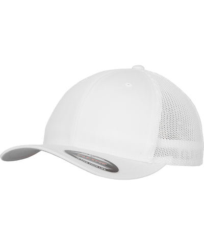 Flexfit gorra de camionero de malla | Blanco
