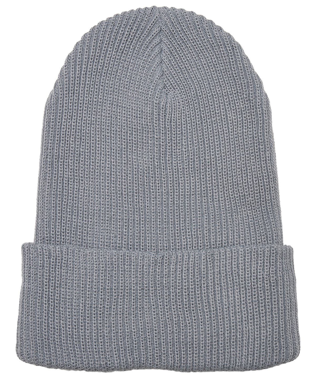 Gorro de punto acanalado con hilo reciclado (1504RY) | Gris