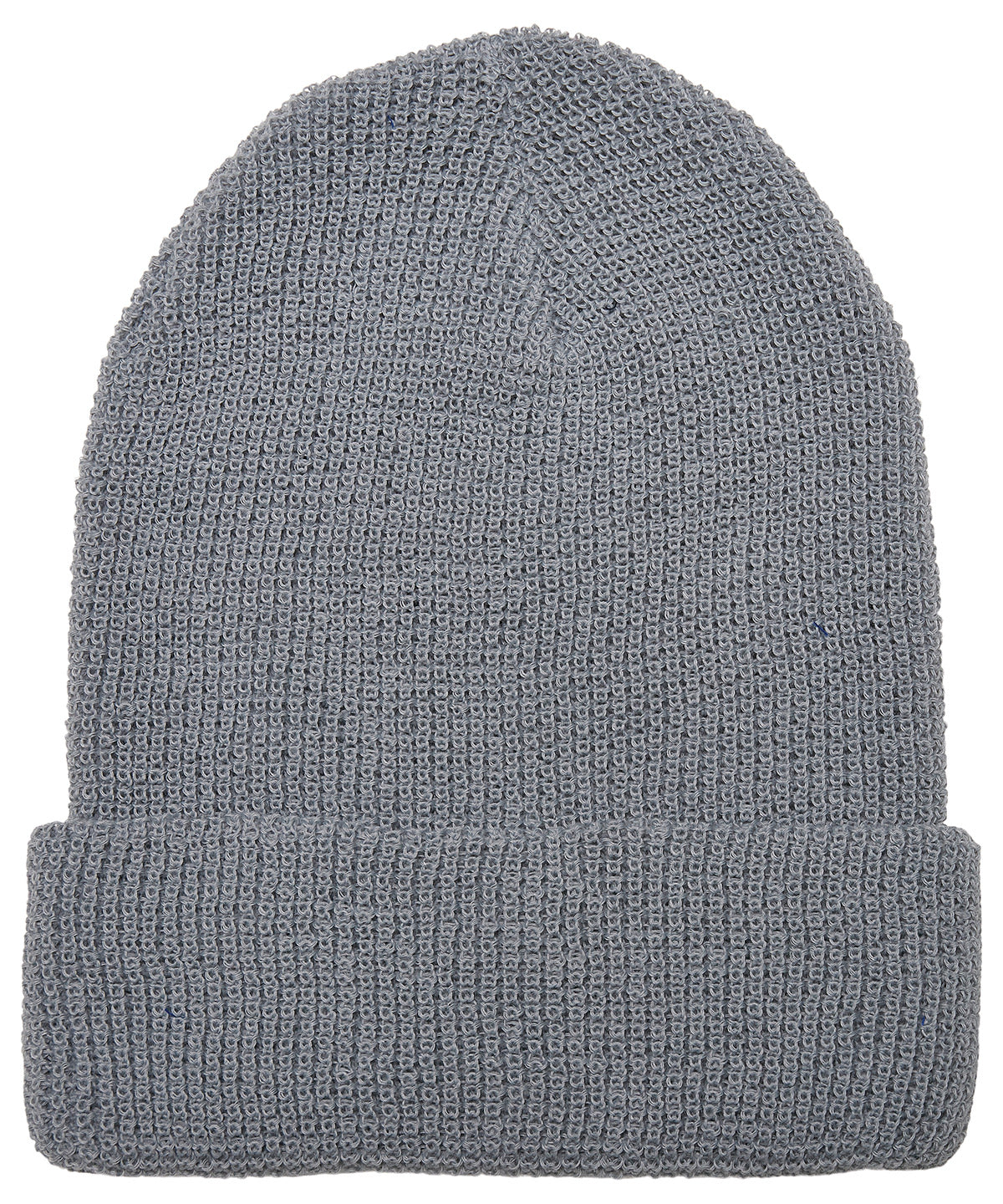 Gorro de punto de gofre con hilo reciclado (1505RY) | Gris