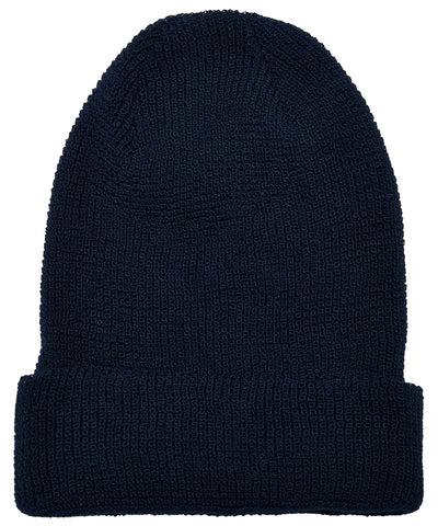 Gorro de punto de gofre con hilo reciclado (1505RY) | Azul Marino