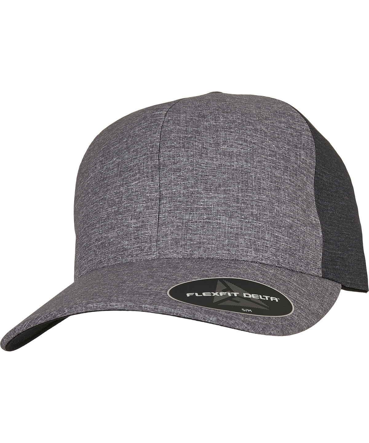 Flexfit Delta® Carbon 2-Tone Cap (180T) | Heather Blue / Charcoal Heather