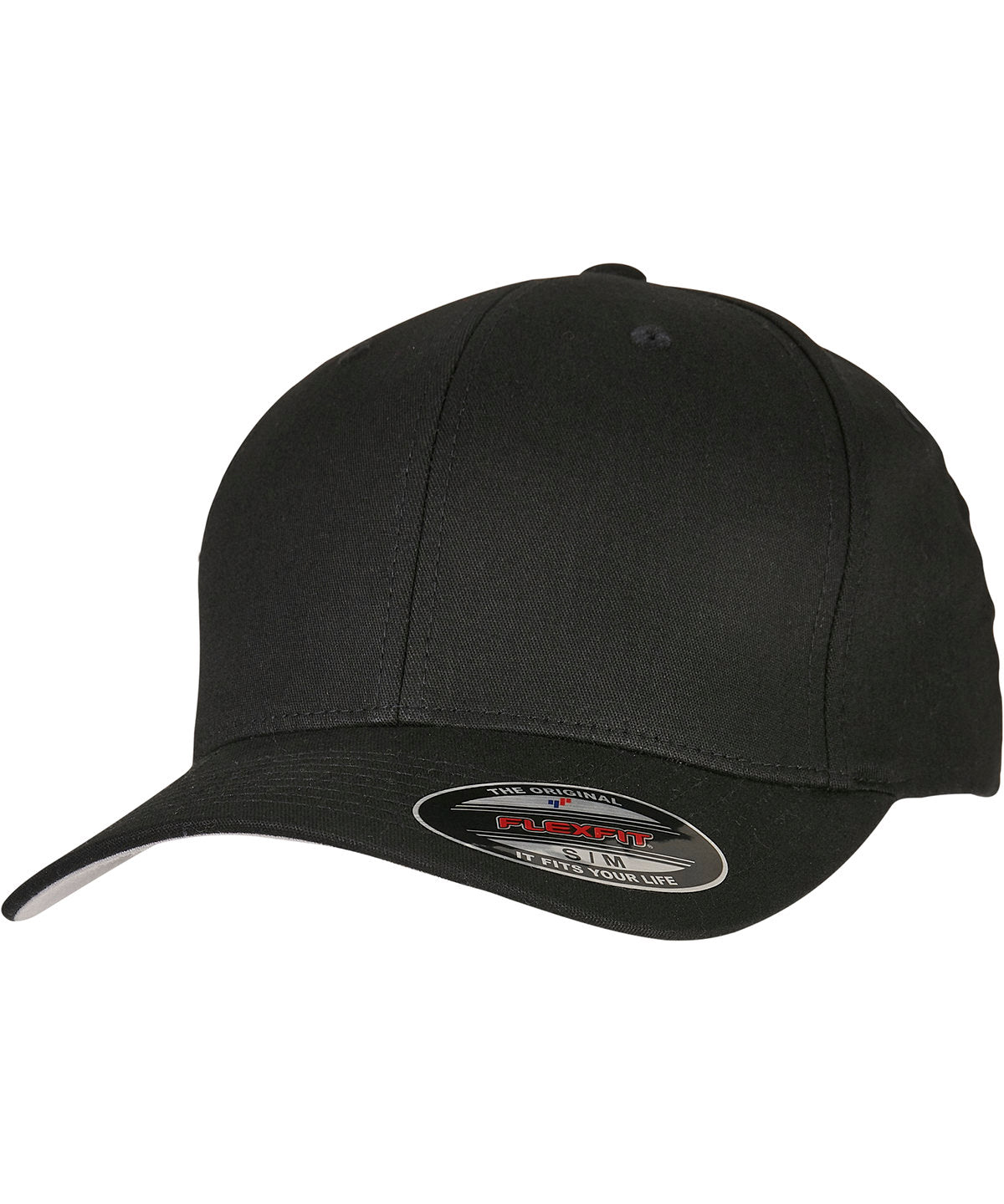 V-Flexfit® Baumwoll-Twill-Cap (5001) | Schwarz